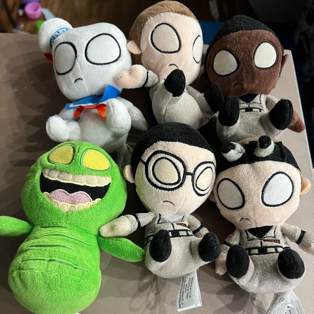 Funko Ghostbusters Plush Set - Green, White, and Brown
